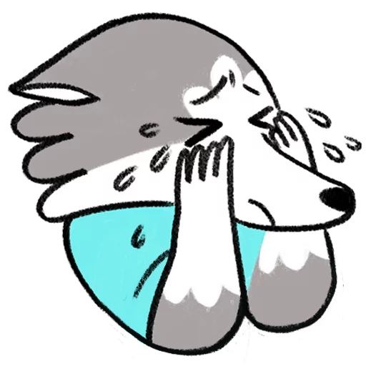 Frank The Wolf Telegram Sticker #10 - Frank The Wolf #10