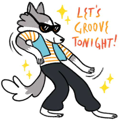 Frank The Wolf Telegram Sticker #11 - Frank The Wolf #11