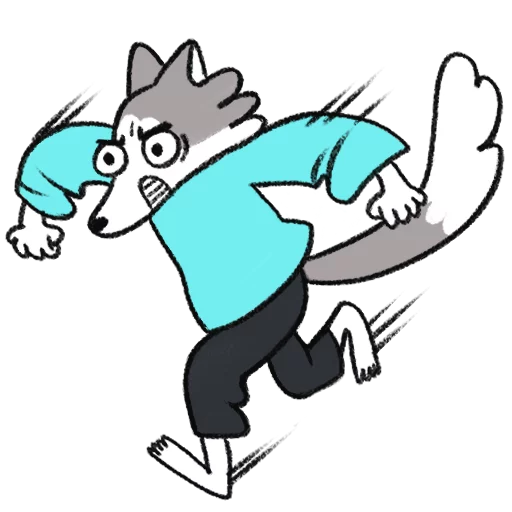 Frank The Wolf Telegram Sticker #21 - Frank The Wolf #21