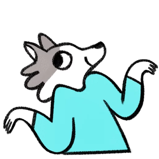 Frank The Wolf Telegram Sticker #24 - Frank The Wolf #24