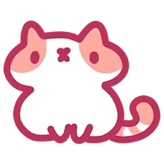 Ginger The Cat VK Clean Stickers