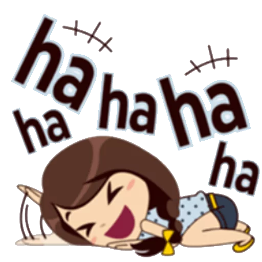 Cute Chibi Girl Daily Moods & Expressions Stickers Telegram Sticker #19 - Cute Chibi Girl Daily Moods & Expressions Stickers #19