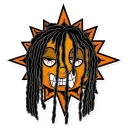 Glo Gang Hip Hop Mascot Stickers