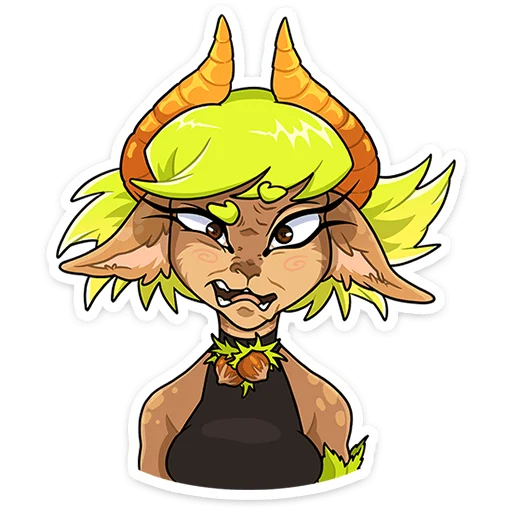 Hazel Nut Telegram Sticker #2 - Hazel Nut #2