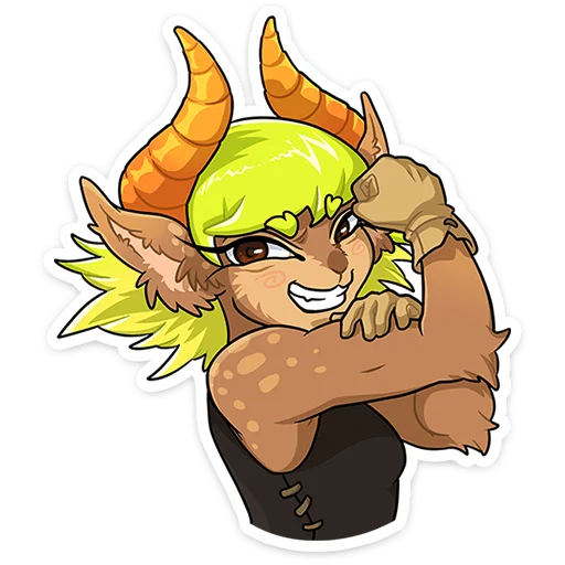 Hazel Nut Telegram Sticker #6 - Hazel Nut #6