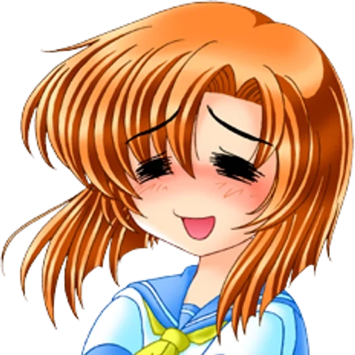 Higurashi Faces Telegram Sticker #4 - Higurashi Faces #4