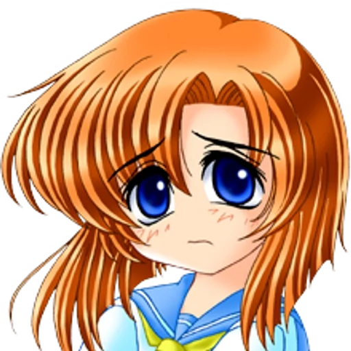 Higurashi Faces Telegram Sticker #5 - Higurashi Faces #5