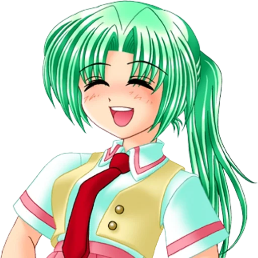 Higurashi Faces Telegram Sticker #15 - Higurashi Faces #15