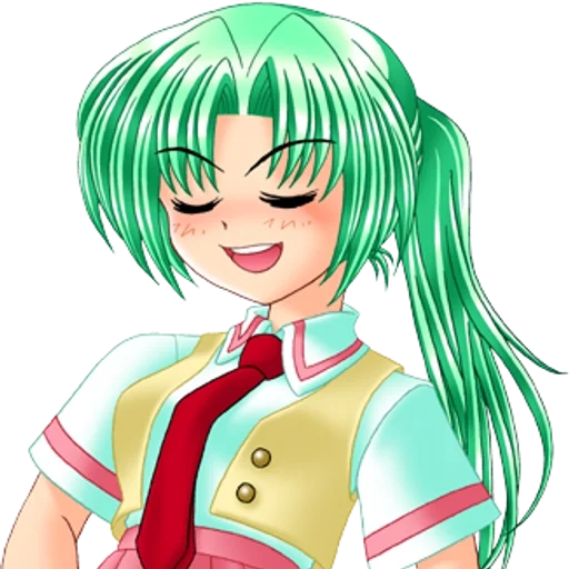 Higurashi Faces Telegram Sticker #16 - Higurashi Faces #16
