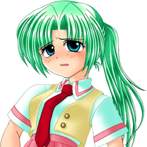 Higurashi Faces Telegram Sticker #19 - Higurashi Faces #19