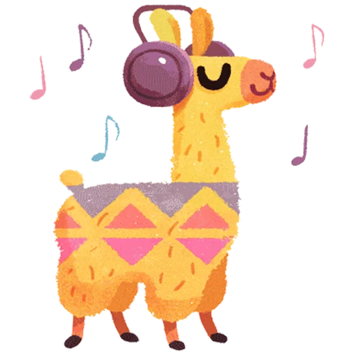 Hipster Llama Telegram Sticker #4 - Hipster Llama #4