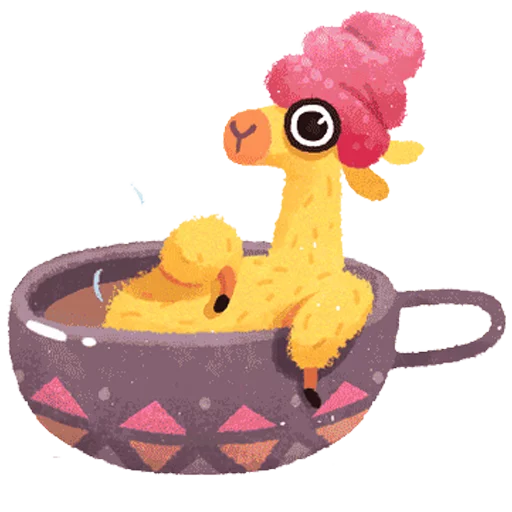 Hipster Llama Telegram Sticker #5 - Hipster Llama #5