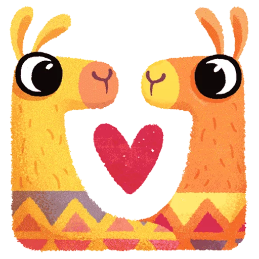 Hipster Llama Telegram Sticker #16 - Hipster Llama #16