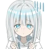 Hoodiegirl Emoji Telegram Sticker #20 - Hoodiegirl Emoji #20