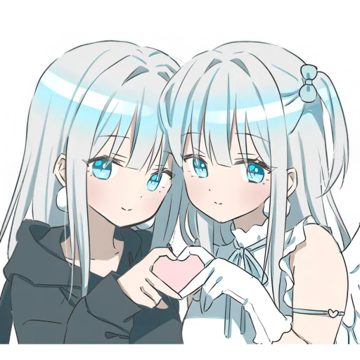 Silver Twin Sisters