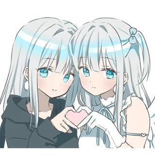 Silver Twin Sisters