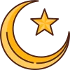 Islamic Faith Calligraphy & Symbols Emoji Set