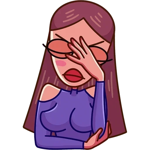 Jeanne VK Clean Stickers Telegram Sticker #1 - Jeanne VK Clean Stickers #1