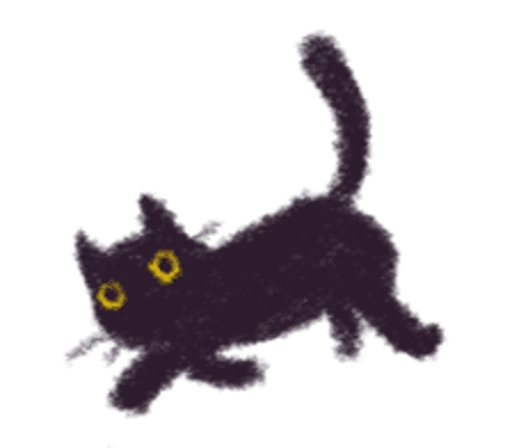 Black Cat Momo By Jenifa Telegram Sticker #13 - Black Cat Momo By Jenifa #13