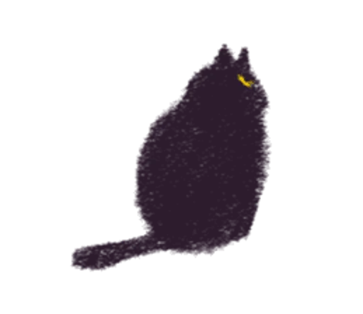 Black Cat Momo By Jenifa Telegram Sticker #14 - Black Cat Momo By Jenifa #14
