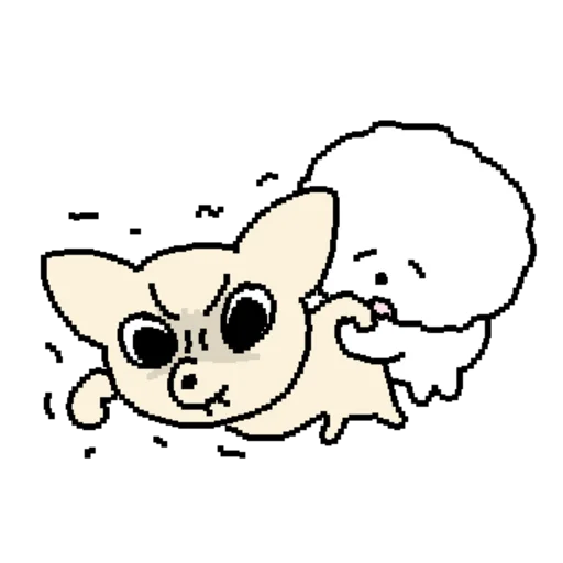 Squeaky Dog 3 Cute Reactions Telegram Sticker #2 - Squeaky Dog 3 Cute Reactions #2