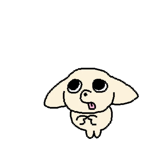 Squeaky Dog 3 Cute Reactions Telegram Sticker #16 - Squeaky Dog 3 Cute Reactions #16