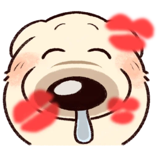 Noseballs and Chirits Daily Reactions Telegram Sticker #25 - Noseballs and Chirits Daily Reactions #25