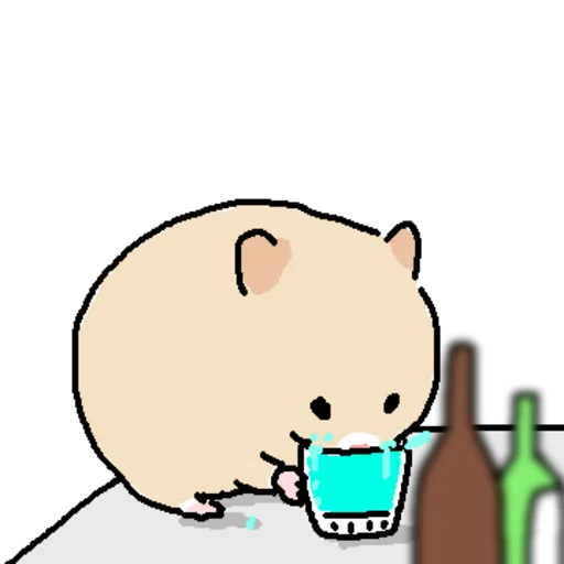Tear Hamster Office Series Ver Daily Reactions Telegram Sticker #24 - Tear Hamster Office Series Ver Daily Reactions #24