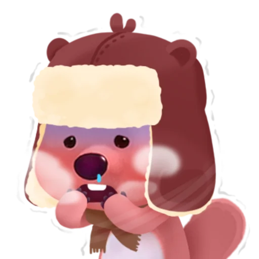 Zanmang Loopy Home Alone Telegram Sticker #15 - Zanmang Loopy Home Alone #15