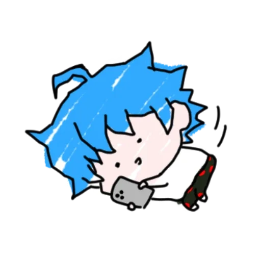 I Like Home the Insignificant Kim Blue Daily Reactions Telegram Sticker #2 - I Like Home the Insignificant Kim Blue Daily Reactions #2