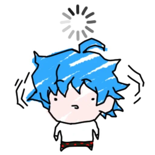 I Like Home the Insignificant Kim Blue Daily Reactions Telegram Sticker #5 - I Like Home the Insignificant Kim Blue Daily Reactions #5