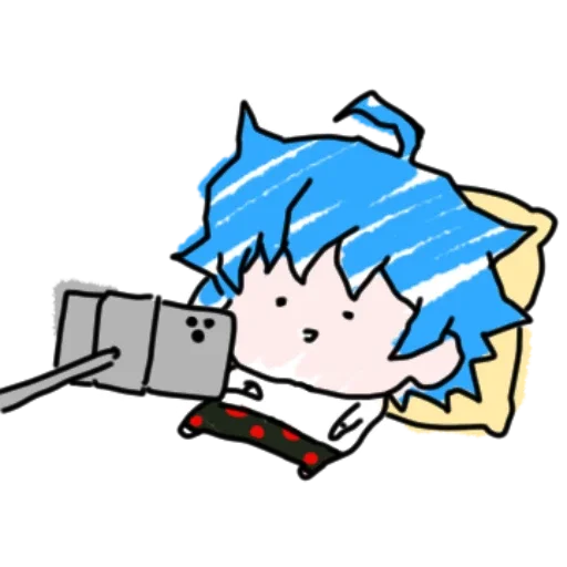 I Like Home the Insignificant Kim Blue Daily Reactions Telegram Sticker #6 - I Like Home the Insignificant Kim Blue Daily Reactions #6