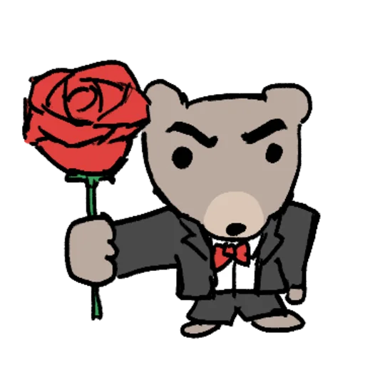 A Peaceful Relationship With a Wild Bear Daily Reactions Telegram Sticker #12 - A Peaceful Relationship With a Wild Bear Daily Reactions #12