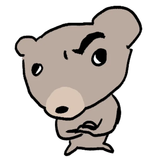 A Peaceful Relationship With a Wild Bear Daily Reactions Telegram Sticker #15 - A Peaceful Relationship With a Wild Bear Daily Reactions #15