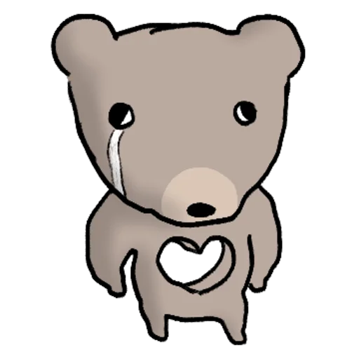 A Peaceful Relationship With a Wild Bear Daily Reactions Telegram Sticker #19 - A Peaceful Relationship With a Wild Bear Daily Reactions #19