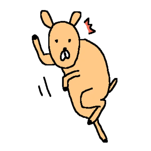 Funny Screaming Water Deer Vol 2 Telegram Sticker #18 - Funny Screaming Water Deer Vol 2 #18