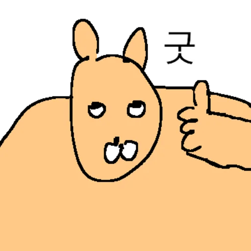 Funny Screaming Water Deer Telegram Sticker #17 - Funny Screaming Water Deer #17