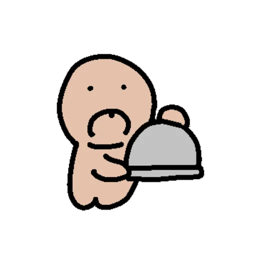 Little Round Duduji Mole Telegram Sticker #20 - Little Round Duduji Mole #20