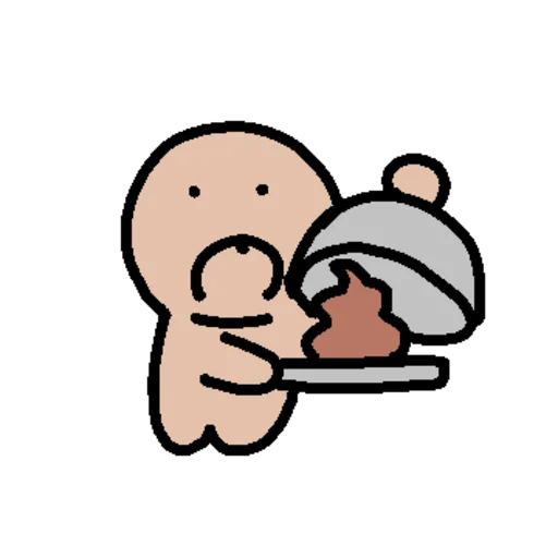 Little Round Duduji Mole Telegram Sticker #21 - Little Round Duduji Mole #21