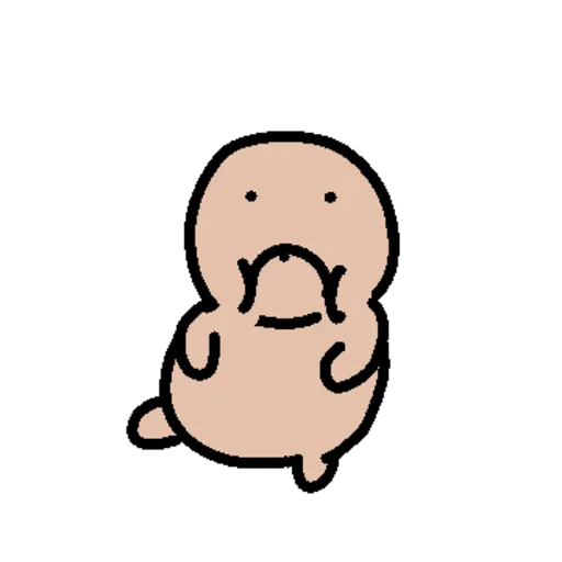 Little Round Duduji Mole Telegram Sticker #22 - Little Round Duduji Mole #22