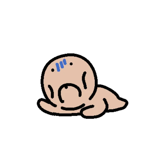 Little Round Duduji Mole Telegram Sticker #23 - Little Round Duduji Mole #23