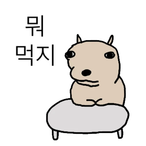 A Thoughtful Dog Daily Reactions Telegram Sticker #2 - A Thoughtful Dog Daily Reactions #2