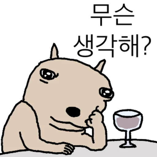 A Thoughtful Dog Daily Reactions Telegram Sticker #19 - A Thoughtful Dog Daily Reactions #19
