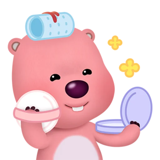 Zanmang Loopy Day Off Telegram Sticker #16 - Zanmang Loopy Day Off #16