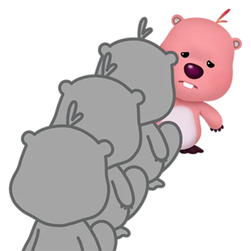 Zanmang Loopy Day Off Telegram Sticker #20 - Zanmang Loopy Day Off #20