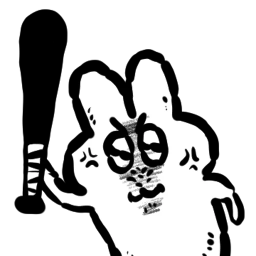 Rough World Pseudorabbit Daily Reactions Telegram Sticker #4 - Rough World Pseudorabbit Daily Reactions #4