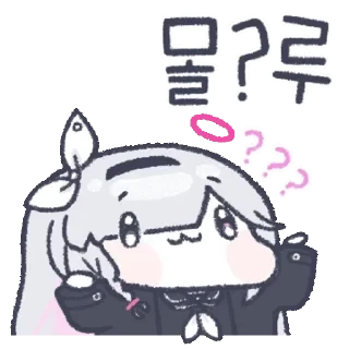 Blue Archive Mol?lu Cute Anime Stickers