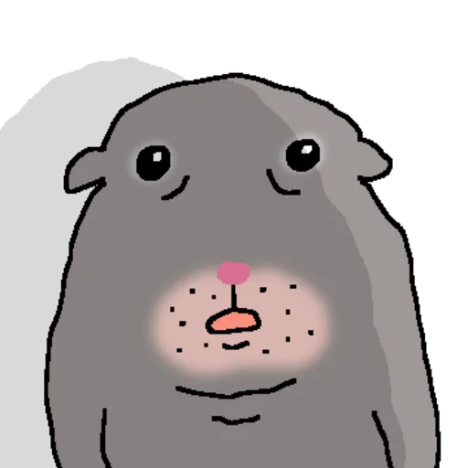 Soft Hamster Cute Reactions Telegram Sticker #11 - Soft Hamster Cute Reactions #11