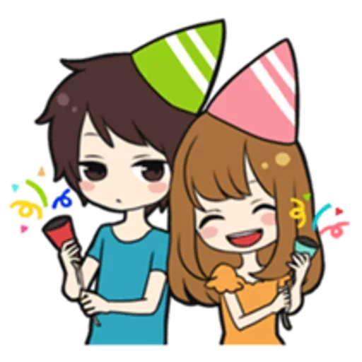 Sweet Couple Romance Life Stickers Telegram Sticker #1 - Sweet Couple Romance Life Stickers #1