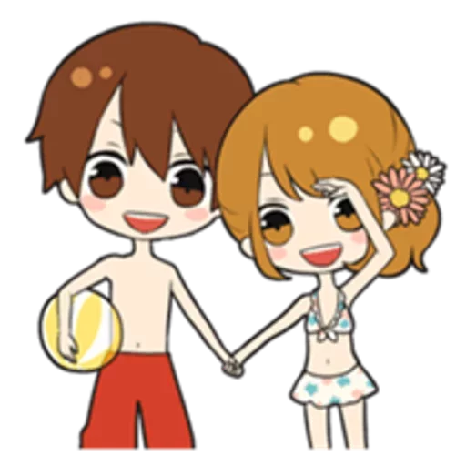 Sweet Couple Romance Life Stickers Telegram Sticker #5 - Sweet Couple Romance Life Stickers #5
